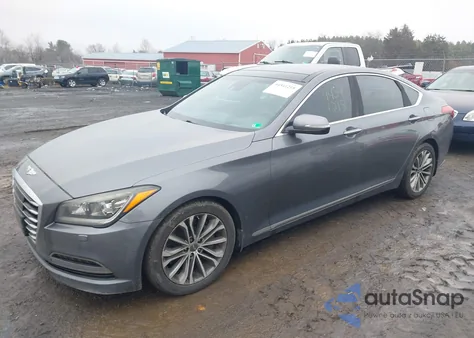 2015 Hyundai Genesis 3.8 z USA, uszkodzony, nr VIN KMHGN4JE1FU080729